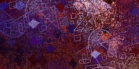 Art wallpaper. Digital canvas. 2d illustration. Texture backdrop painting. Creative chaos structure element.