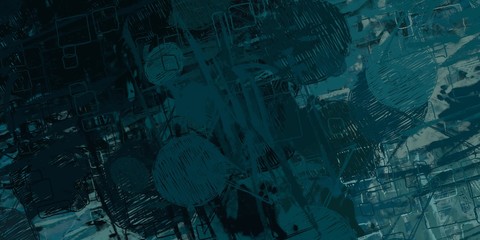 Art wallpaper. Digital canvas. 2d illustration. Texture backdrop painting. Creative chaos structure element.