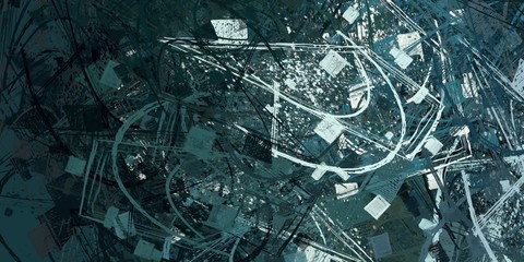 Canvas painting. Colorful background texture. 2d illustration. Texture backdrop. Creative chaos structure element.