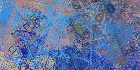 Canvas painting. Colorful background texture. 2d illustration. Texture backdrop. Creative chaos structure element.
