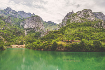 Dinaric Mountains and Neretva river in Bosnia and Herzegovia	