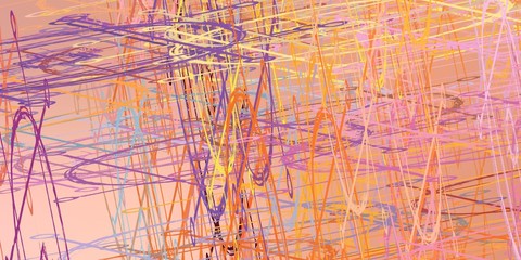 Crazy sketch random pattern. Creative chaos and variety structure. Modern art drawing painting. 2d illustration. Digital texture wallpaper. Artistic sketch draw backdrop material.