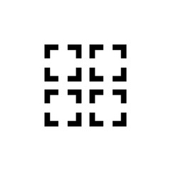 Bar code icon illustration isolated vector sign symbol