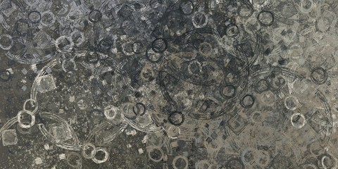 Crazy sketch random pattern. Creative chaos and variety structure. Modern art drawing painting. 2d illustration. Digital texture wallpaper. Artistic sketch draw backdrop material.