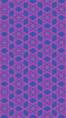 Ornate geometric pattern and two-tone abstract background