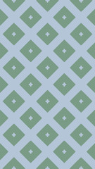 Ornate geometric pattern and two-tone abstract background