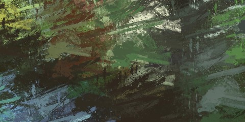 Art wallpaper. Digital canvas. 2d illustration. Texture backdrop painting. Creative chaos structure element.