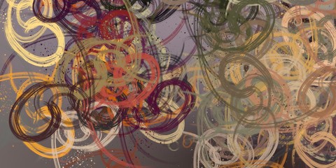 Canvas painting. Colorful background texture. 2d illustration. Texture backdrop. Creative chaos structure element.