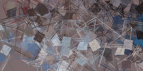 Canvas painting. Colorful background texture. 2d illustration. Texture backdrop. Creative chaos structure element.