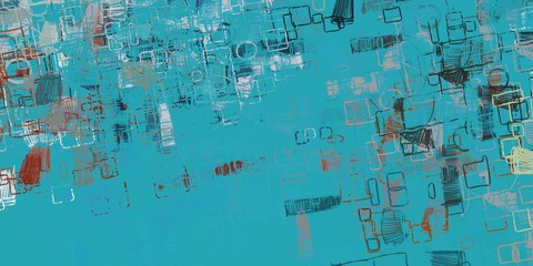 Canvas painting. Colorful background texture. 2d illustration. Texture backdrop. Creative chaos structure element.