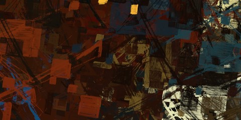 Canvas painting. Colorful background texture. 2d illustration. Texture backdrop. Creative chaos structure element.