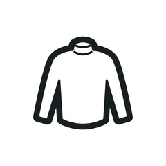 turtleneck vector icon