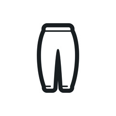 sport pants vector icon