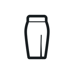 skirt vector icon