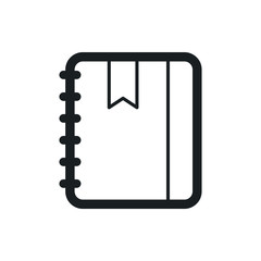 notebook vector icon