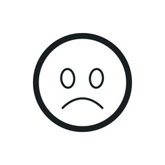 sad vector icon