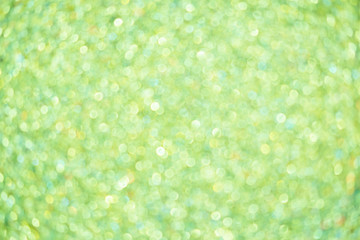 green bokeh background