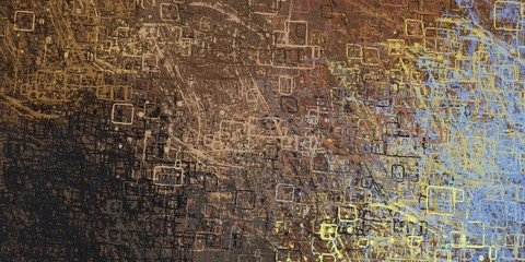 Modern art. Artistic brush. Oil painting. 2d illustration. Texture backdrop. Creative chaos structure element.