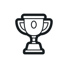 award cup vector icon