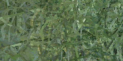 Art wallpaper. Digital canvas. 2d illustration. Texture backdrop painting. Creative chaos structure element.