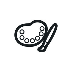 Obraz premium paint vector icon