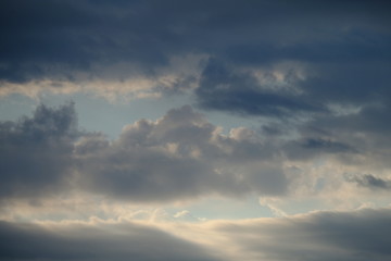 Fototapeta premium clouds in the morning sun