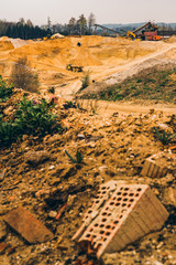 Open cast mining