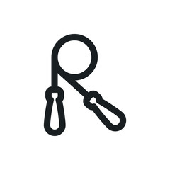 jump rope vector icon