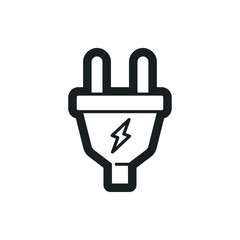 power plug vector icon