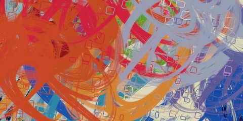 Obraz premium Modern art. Artistic brush. Oil painting. 2d illustration. Texture backdrop. Creative chaos structure element.