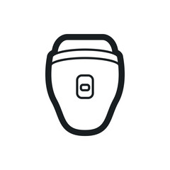 epilator vector icon