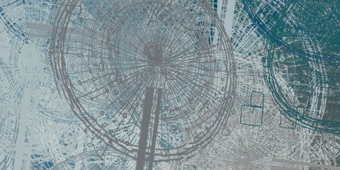 Brush painting. Artistic canvas. Oil art. 2d illustration. Texture backdrop. Creative chaos structure element.