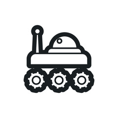 space rover vector icon