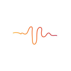 Sound waves vector illustration