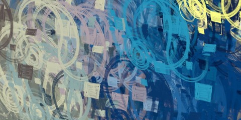 Brush painting. Artistic canvas. Oil art. 2d illustration. Texture backdrop. Creative chaos structure element.