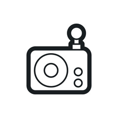 radio vector icon
