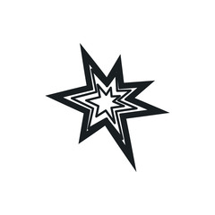 Obraz premium bang vector icon