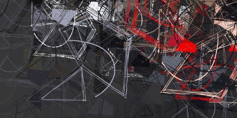 Brush painting. Artistic canvas. Oil art. 2d illustration. Texture backdrop. Creative chaos structure element.