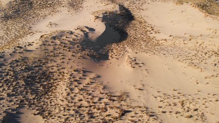 footprints in sand