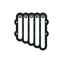 pan flute vector icon