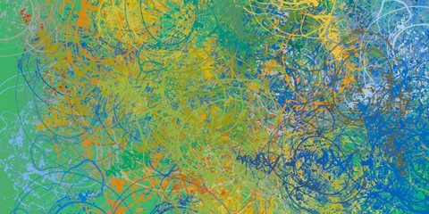 Modern art. Artistic brush. Oil painting. 2d illustration. Texture backdrop. Creative chaos structure element.