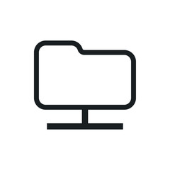 network folder vector icon