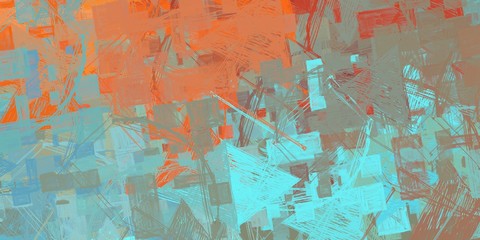 Modern art. Artistic brush. Oil painting. 2d illustration. Texture backdrop. Creative chaos structure element.