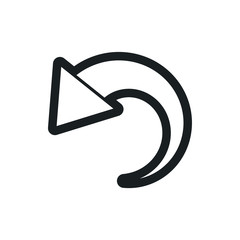 undo vector icon