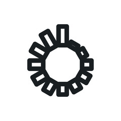 Obraz premium loading vector icon
