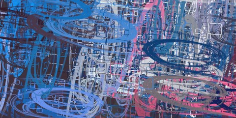 Modern art. Artistic brush. Oil painting. 2d illustration. Texture backdrop. Creative chaos structure element.