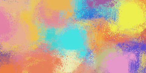 Modern art. Artistic brush. Oil painting. 2d illustration. Texture backdrop. Creative chaos structure element.