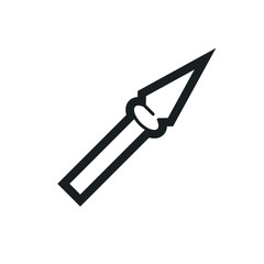 spear vector icon