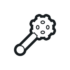 truncheon vector icon