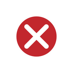 Quality control related vector icon. Fail - Vector
